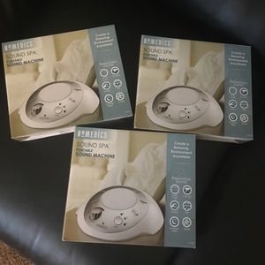 3 Sound spa sound machines -BRAND NEW!