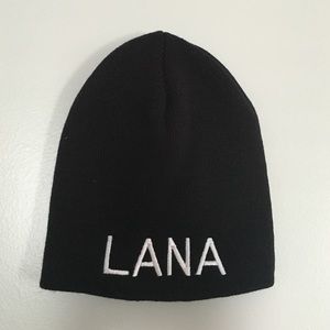 Lana Del Rey black beanie - only 1 left!