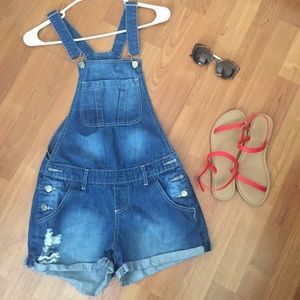 Blue Jean Colored Overalls