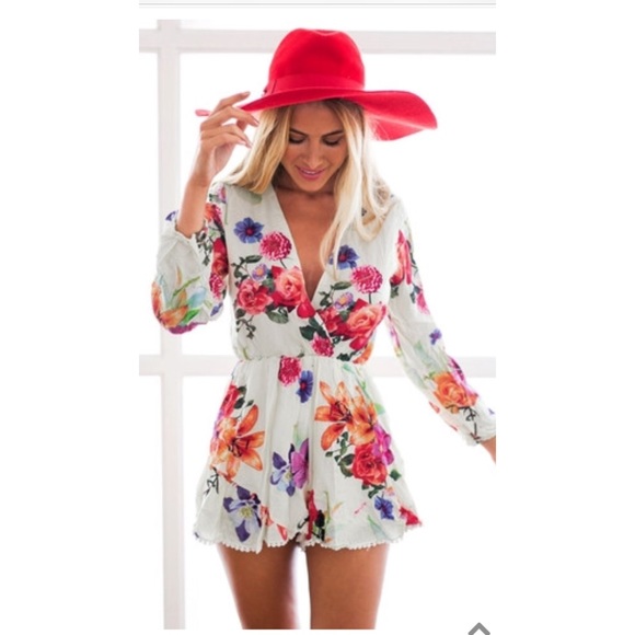 Floral romper