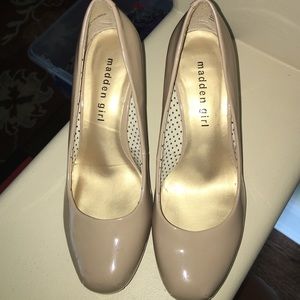 Nude heels. Madden Girl