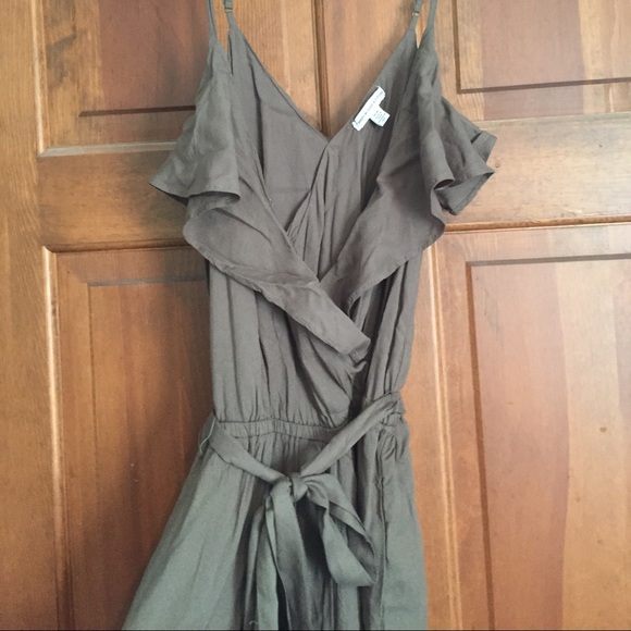 american eagle green jumpsuit