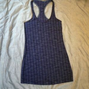 Lululemon purple/gray/black tank