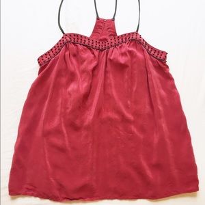 Urban Outfitters Pins and Needles Red Beaded Tank