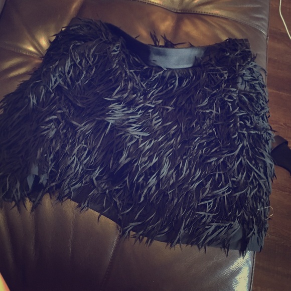 express black fringe skirt ❤️