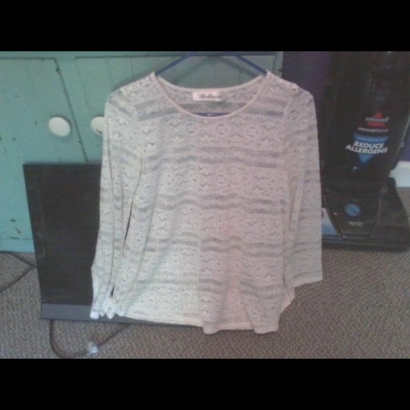 gorgeous cream lace blouse :)