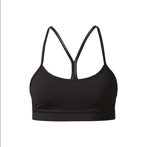 Lululemons black Y sports bra
