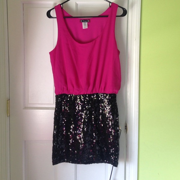 Black and Pink Dress