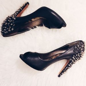 Sam Edelman Stud Leather Heels