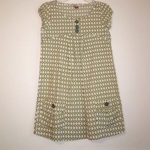 Green and yellow dress