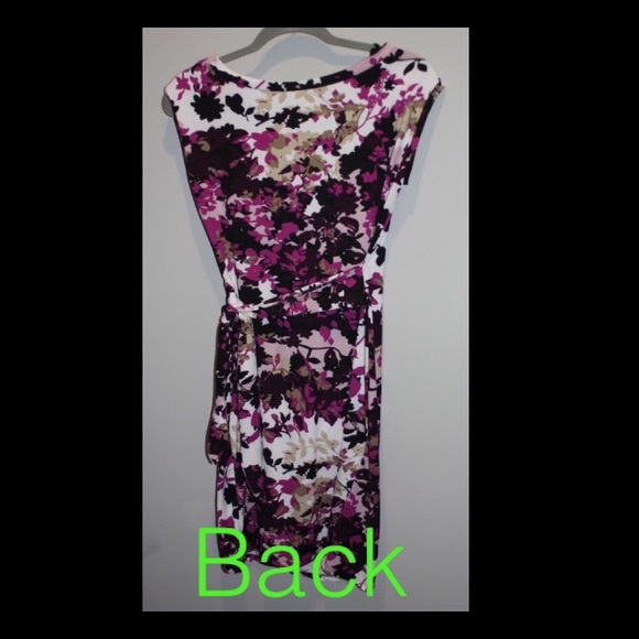 Purple Flowery Dress - Picture 3 of 4