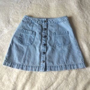 Denim skirt