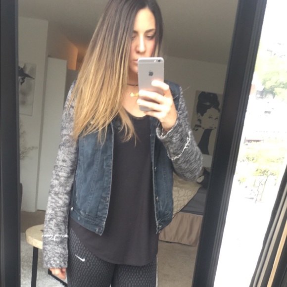 Free People knitted Jean jacket
