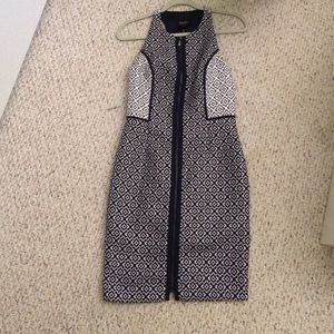 Patterned cocktail dress. Laundry by shelli segal