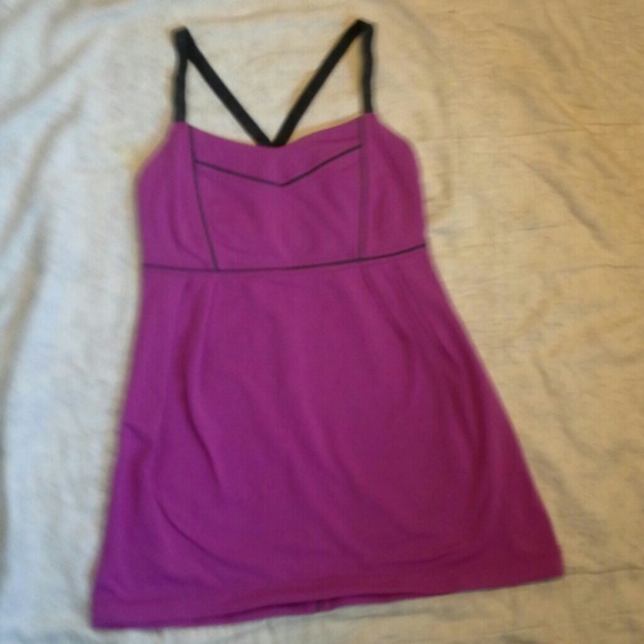 Lululemon purply pink & grey size 2 tank