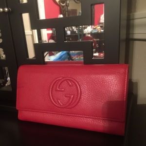Gucci Red Wallet