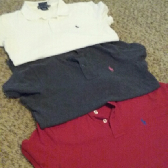 BUNDLE all three polos
