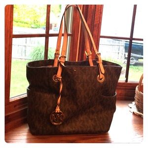 Michael Kors Brown Signature Tote