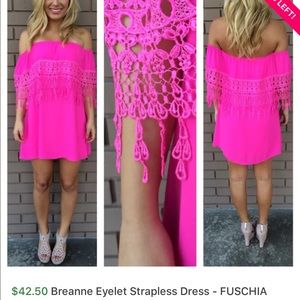 Dainty hooligan off the shoulder dress