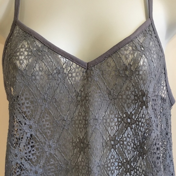 💥DELETING MONDAY💥 American Eagle Crop Lace Tank - Picture 2 of 3