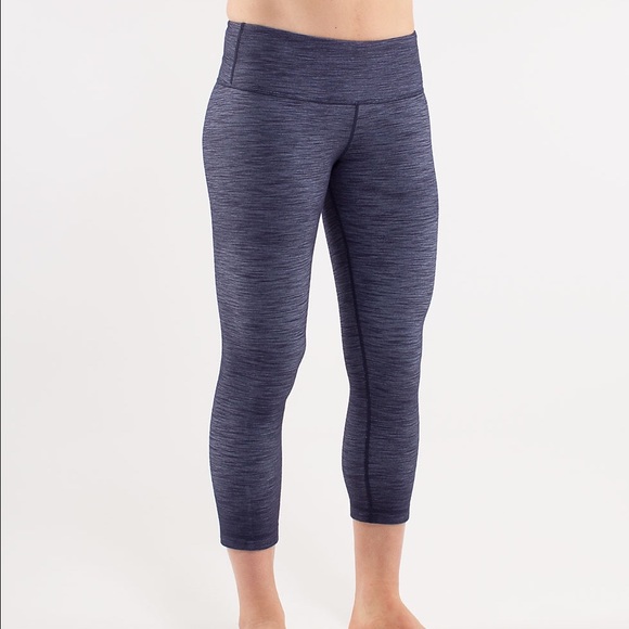 Lululemon Wunder Under Denim Crop