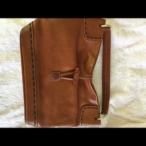 Dooney and bourke brown leather bag