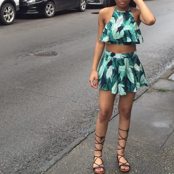 Floral Two-Piece