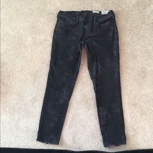 All Saints Brodie Patterned Jeans