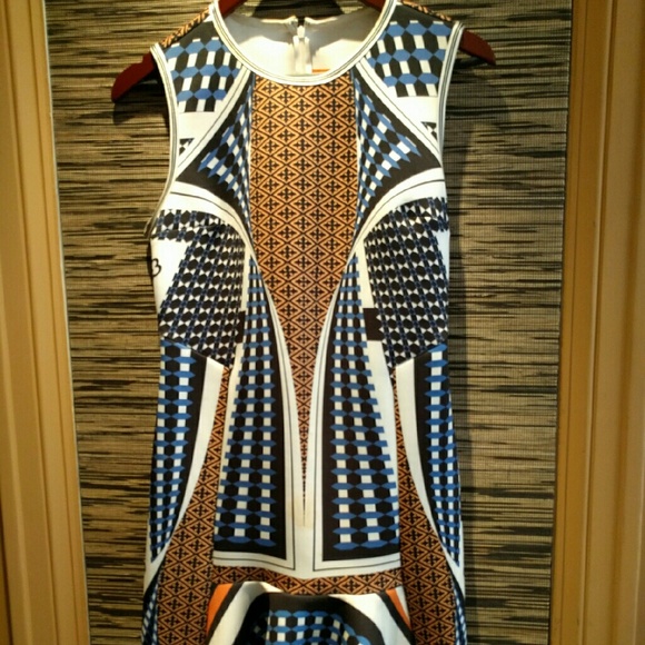 Cover Canyon fit and flare printed dress