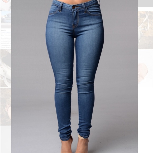 Classic medium wash midrise jeans