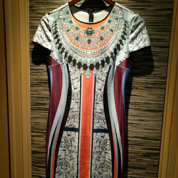 Clover Canyon jewel print mini dress