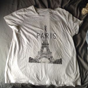 Eiffel Tower White Tee