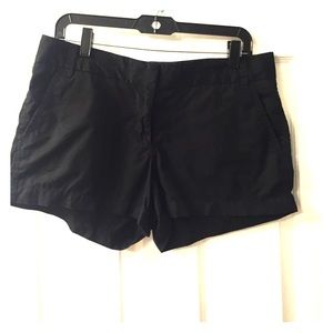 Black J.Crew chino shorts. 3" inseam
