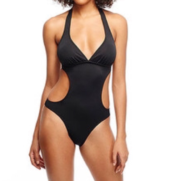 BLACK one piece cut out