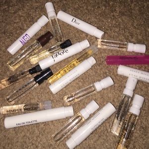 20-high end perfume samples
