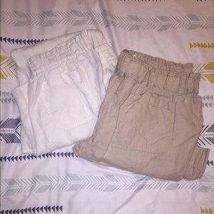 2 pairs of linen pants size 14 - Victoria's Secret