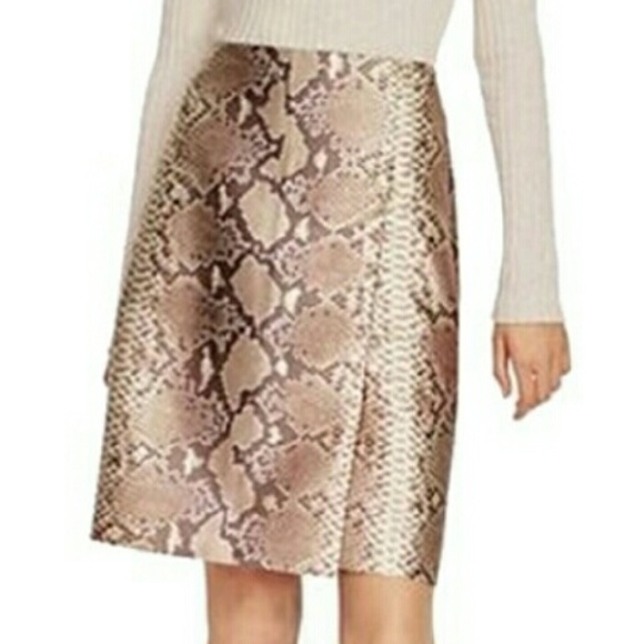 Tory Burch silk printed skirt