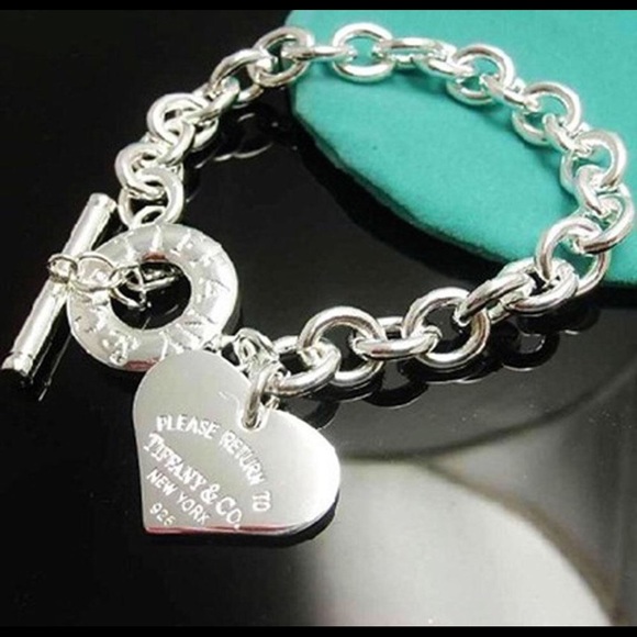 Jewelry - 💟925 Silver Heart Charm Bracelet💟