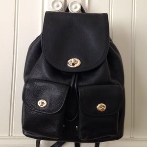 coach turnlock rucksack backpack