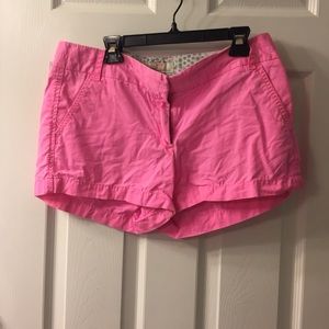 Pink J. Crew shorts