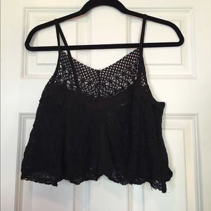 Free People Lace and Crochet Crop