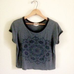SOLDLA Hearts Pacsun Graphic Mandala Crop Top