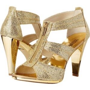 Gold heels