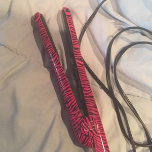 Fahrenheit pink zebra flat iron 💗
