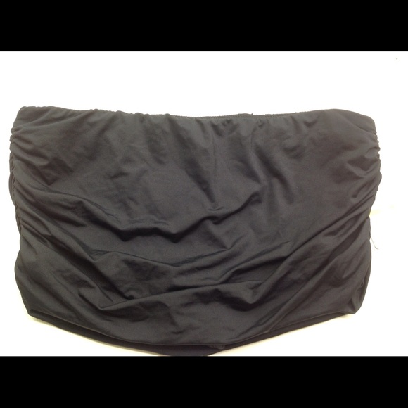 Anne Cole Ruched Swim Skirt, Tags attached, Blk M