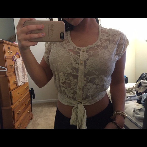 Mesh Crop Top