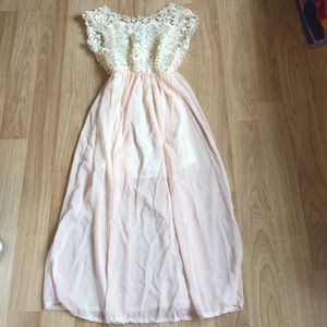 Lace and Chiffon Dress