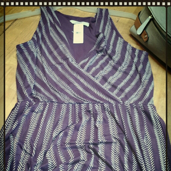 Final Reduction - Loft Jersey mock-wrap dress