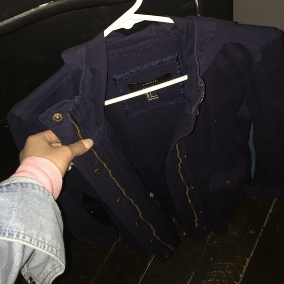 Navy blue coat