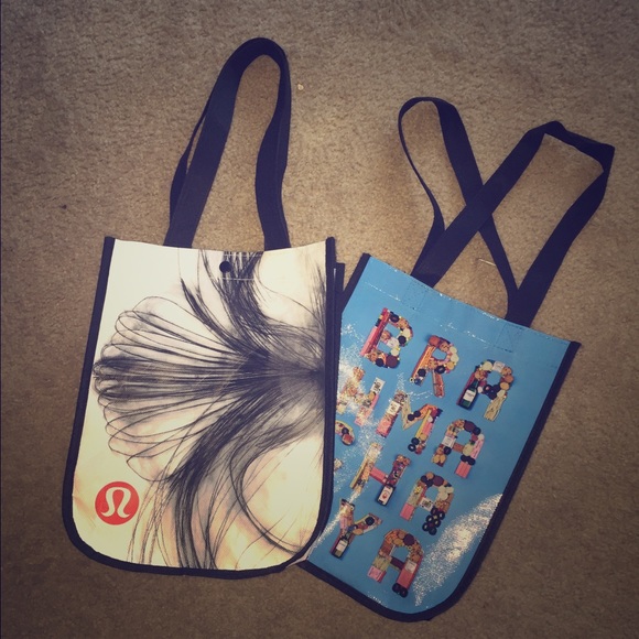 👜2 Reusable Lululemon Bags 👜
